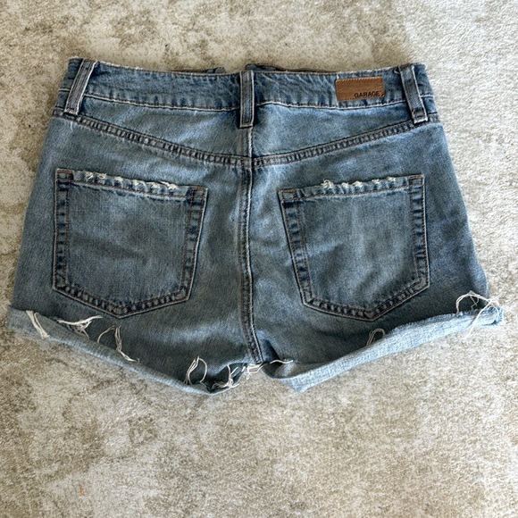 Garage ripped distressed mom jean Shorts denim - Picture 5 of 5